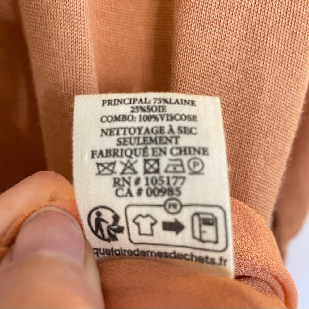 Ulla Johnson Peach Lace-Up Long Sleeve Maxi Dress - Picture 10 of 13